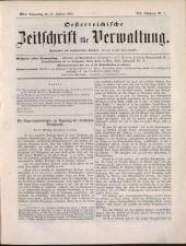 Österreichische Zeitschrift für Verwaltung