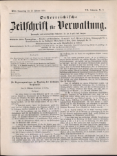 Österreichische Zeitschrift für Verwaltung