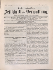 Österreichische Zeitschrift für Verwaltung