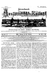 Wr. Weltaustellungs-Zeitung / Int. Austellungs-Zeitung