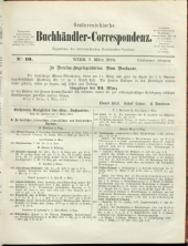 Oesterreichische Buchhändler-Correspondenz