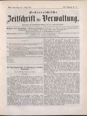 Österreichische Zeitschrift für Verwaltung