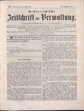 Österreichische Zeitschrift für Verwaltung
