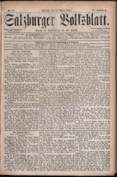 Salzburger Volksblatt: unabh. Tageszeitung f. Stadt u. Land Salzburg