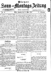 Wiener Sonn- und Montags-Zeitung