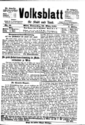 Volksblatt für Stadt und Land