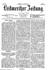 Leitmeritzer Zeitung