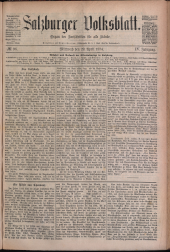 Salzburger Volksblatt: unabh. Tageszeitung f. Stadt u. Land Salzburg