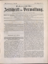 Österreichische Zeitschrift für Verwaltung