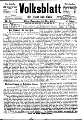 Volksblatt für Stadt und Land