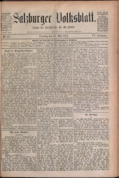 Salzburger Volksblatt: unabh. Tageszeitung f. Stadt u. Land Salzburg