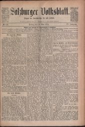 Salzburger Volksblatt: unabh. Tageszeitung f. Stadt u. Land Salzburg