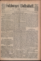 Salzburger Volksblatt: unabh. Tageszeitung f. Stadt u. Land Salzburg