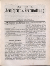 Österreichische Zeitschrift für Verwaltung