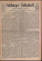 Salzburger Volksblatt: unabh. Tageszeitung f. Stadt u. Land Salzburg