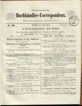 Oesterreichische Buchhändler-Correspondenz