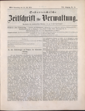 Österreichische Zeitschrift für Verwaltung