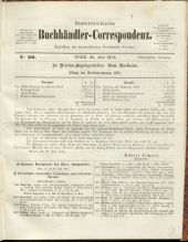 Oesterreichische Buchhändler-Correspondenz