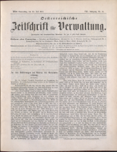 Österreichische Zeitschrift für Verwaltung