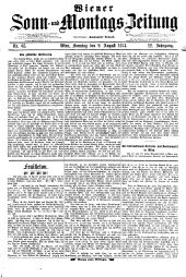 Wiener Sonn- und Montags-Zeitung