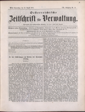 Österreichische Zeitschrift für Verwaltung