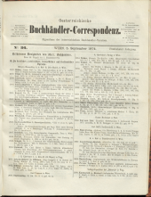 Oesterreichische Buchhändler-Correspondenz