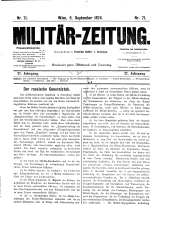 Militär-Zeitung