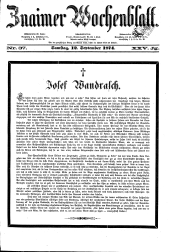 Znaimer Wochenblatt