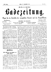 Österreichische Badezeitung