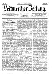 Leitmeritzer Zeitung