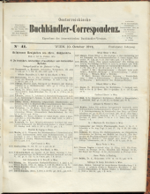 Oesterreichische Buchhändler-Correspondenz