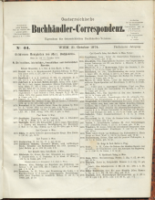 Oesterreichische Buchhändler-Correspondenz