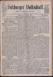 Salzburger Volksblatt: unabh. Tageszeitung f. Stadt u. Land Salzburg