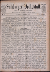 Salzburger Volksblatt: unabh. Tageszeitung f. Stadt u. Land Salzburg