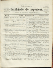 Oesterreichische Buchhändler-Correspondenz