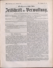 Österreichische Zeitschrift für Verwaltung