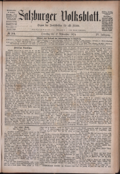 Salzburger Volksblatt: unabh. Tageszeitung f. Stadt u. Land Salzburg