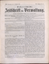 Österreichische Zeitschrift für Verwaltung