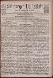 Salzburger Volksblatt: unabh. Tageszeitung f. Stadt u. Land Salzburg