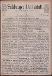 Salzburger Volksblatt: unabh. Tageszeitung f. Stadt u. Land Salzburg