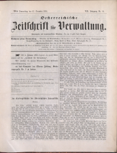Österreichische Zeitschrift für Verwaltung