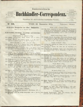 Oesterreichische Buchhändler-Correspondenz