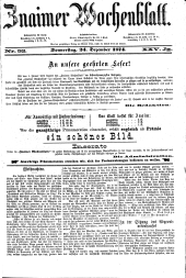 Znaimer Wochenblatt