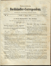 Oesterreichische Buchhändler-Correspondenz