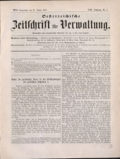 Österreichische Zeitschrift für Verwaltung