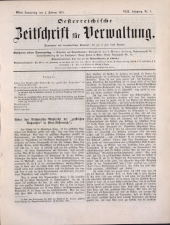 Österreichische Zeitschrift für Verwaltung