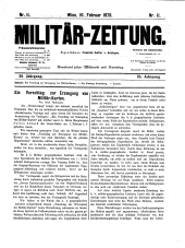 Militär-Zeitung