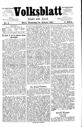 Volksblatt für Stadt und Land