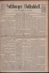 Salzburger Volksblatt: unabh. Tageszeitung f. Stadt u. Land Salzburg