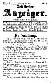 Feldkircher Anzeiger